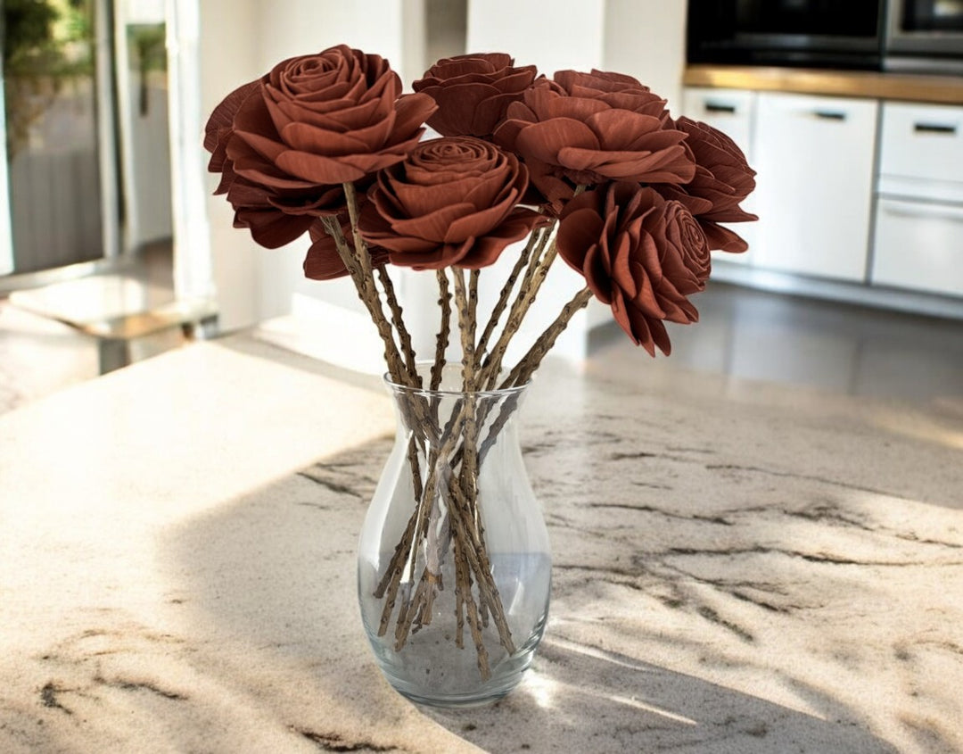 Stemmed Wood Flowers - New Beauty Spice - Luv Sola Flowers