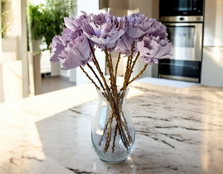 Stemmed Wood Flowers - Helena Lilac - Luv Sola Flowers