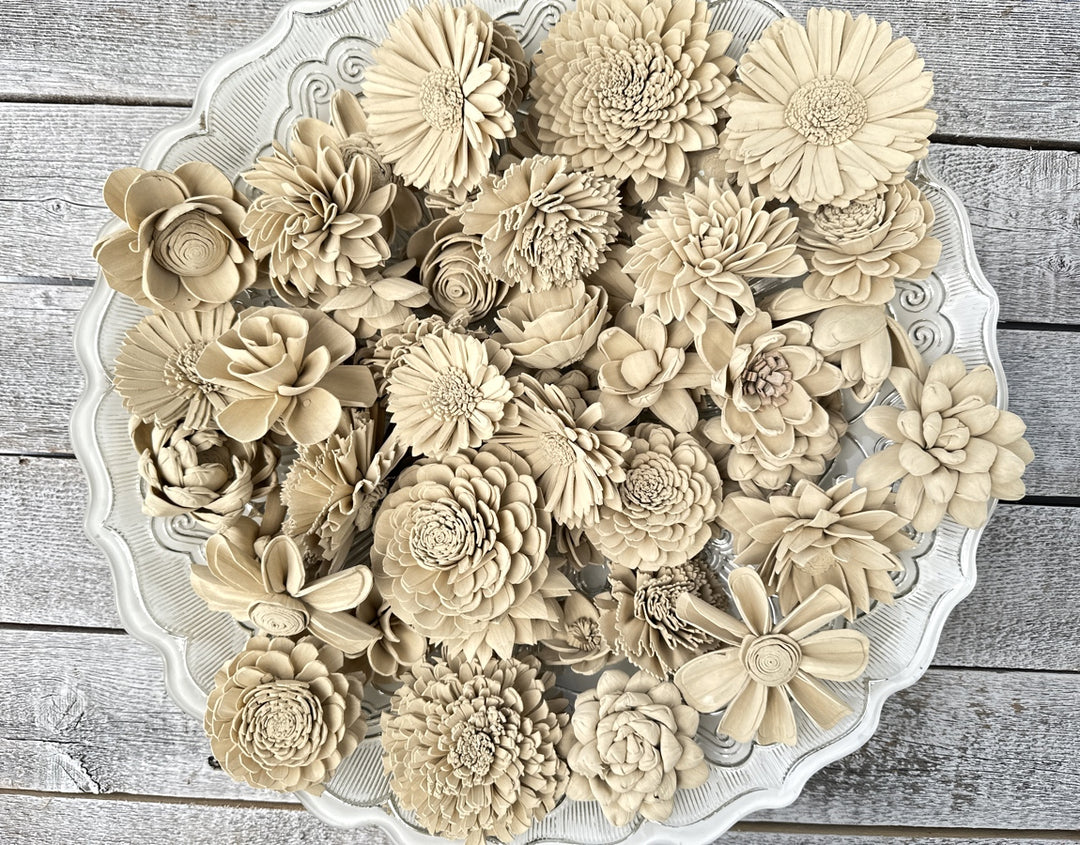 Sola Wood Flowers - Sandy Beach Dyed Flowers - Luv Sola Flowers