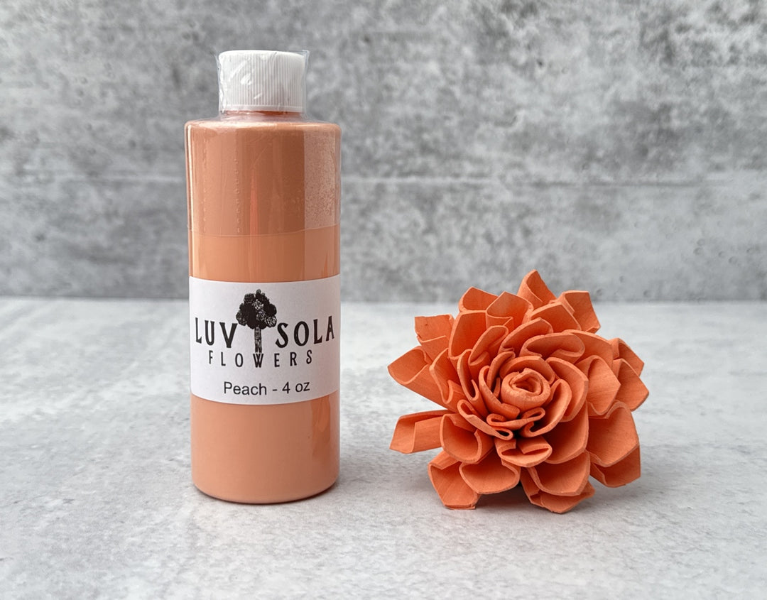 Wood Flower Dye - Peach - Luv Sola Flowers