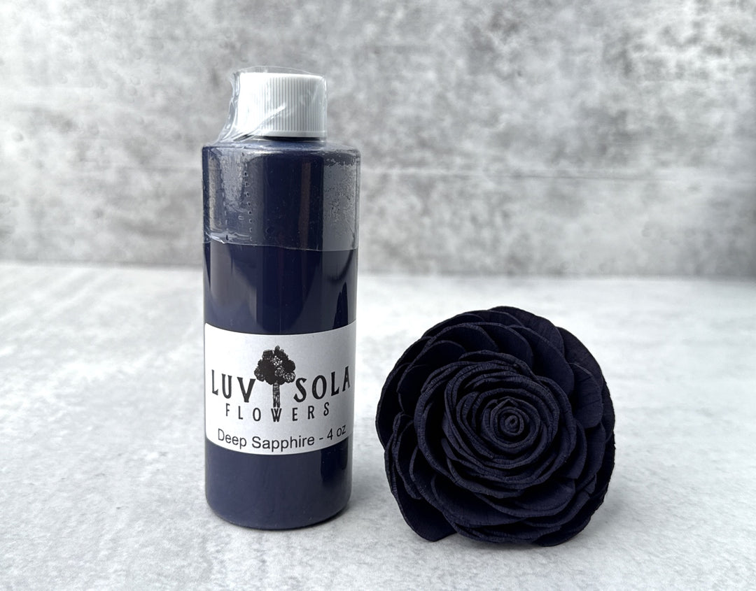 Wood Flower Dye - Deep Sapphire- Luv Sola Flowers