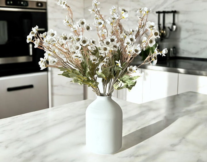 Faux Dogwood Flower - White - Luv Sola Flowers