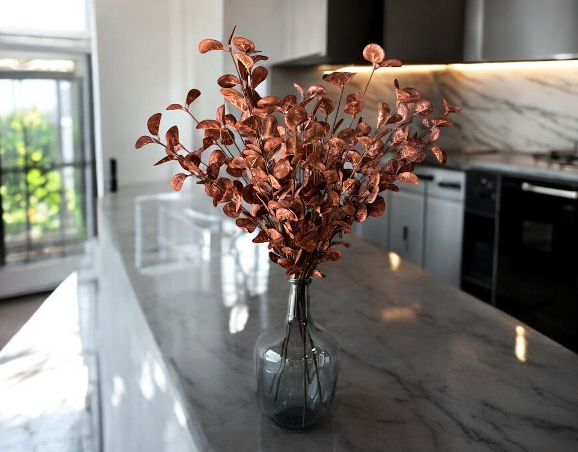 Faux Eucalyptus - Burgundy - Luv Sola Flowers