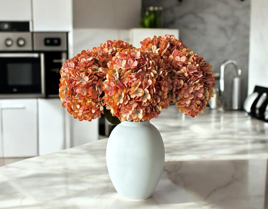 Faux Silk Hydrangea - Sunset - Luv Sola Flowers