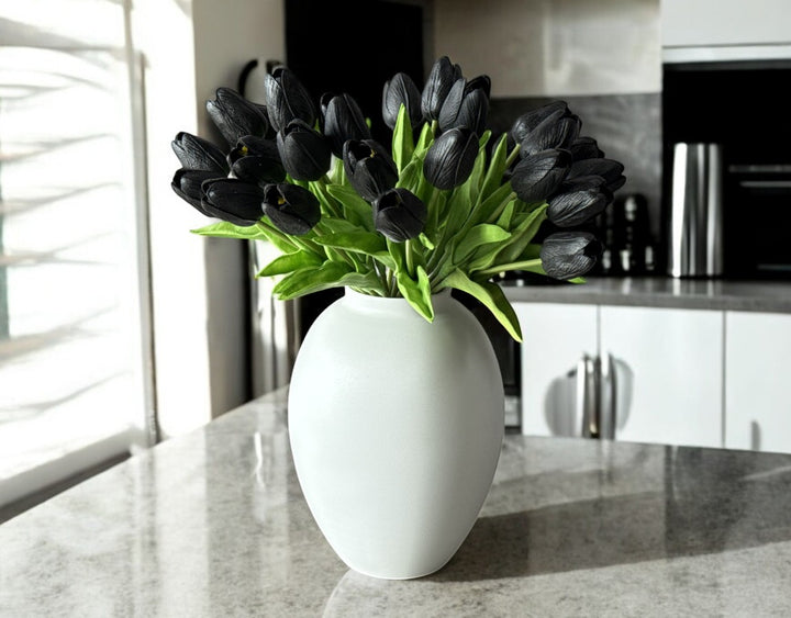 Real Touch Mini Tulip - Black - Luv Sola Flowers