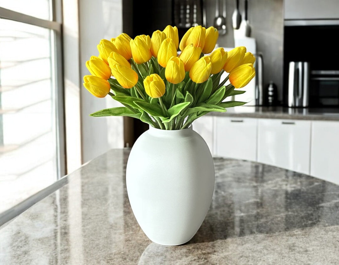 Real Touch Mini Tulip - Golden Yellow - Luv Sola Flowers