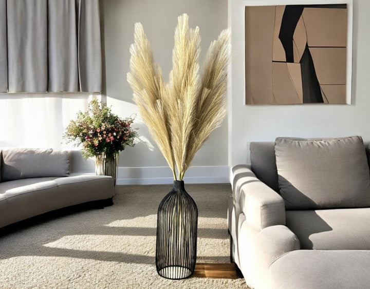 Tall Faux Pampas Grass - Natural - Luv Sola Flowers