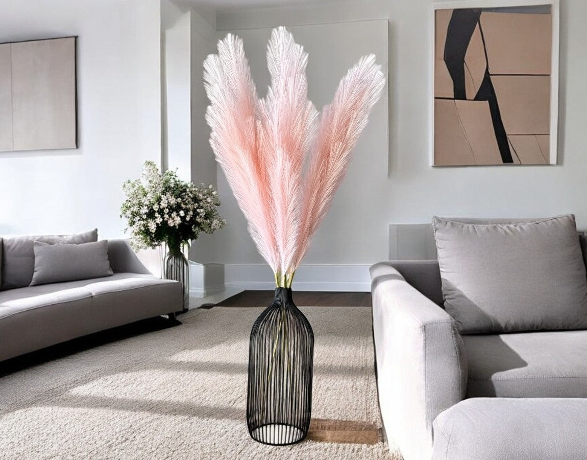 Tall Faux Pampas Grass - Plush Pink - Luv Sola Flowers