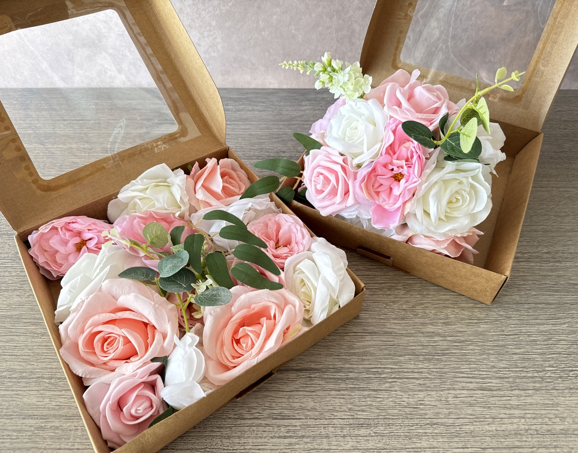 Artificial Flowers Combo Box - Princess Pinks - Luv Sola Flowers