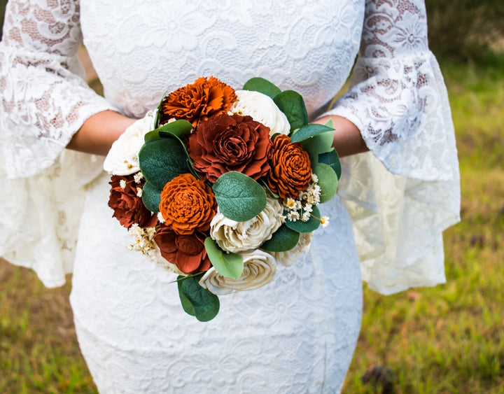 Sola Wood Flowers - Custom Small Bridal Bouquet - Luv Sola Flowers