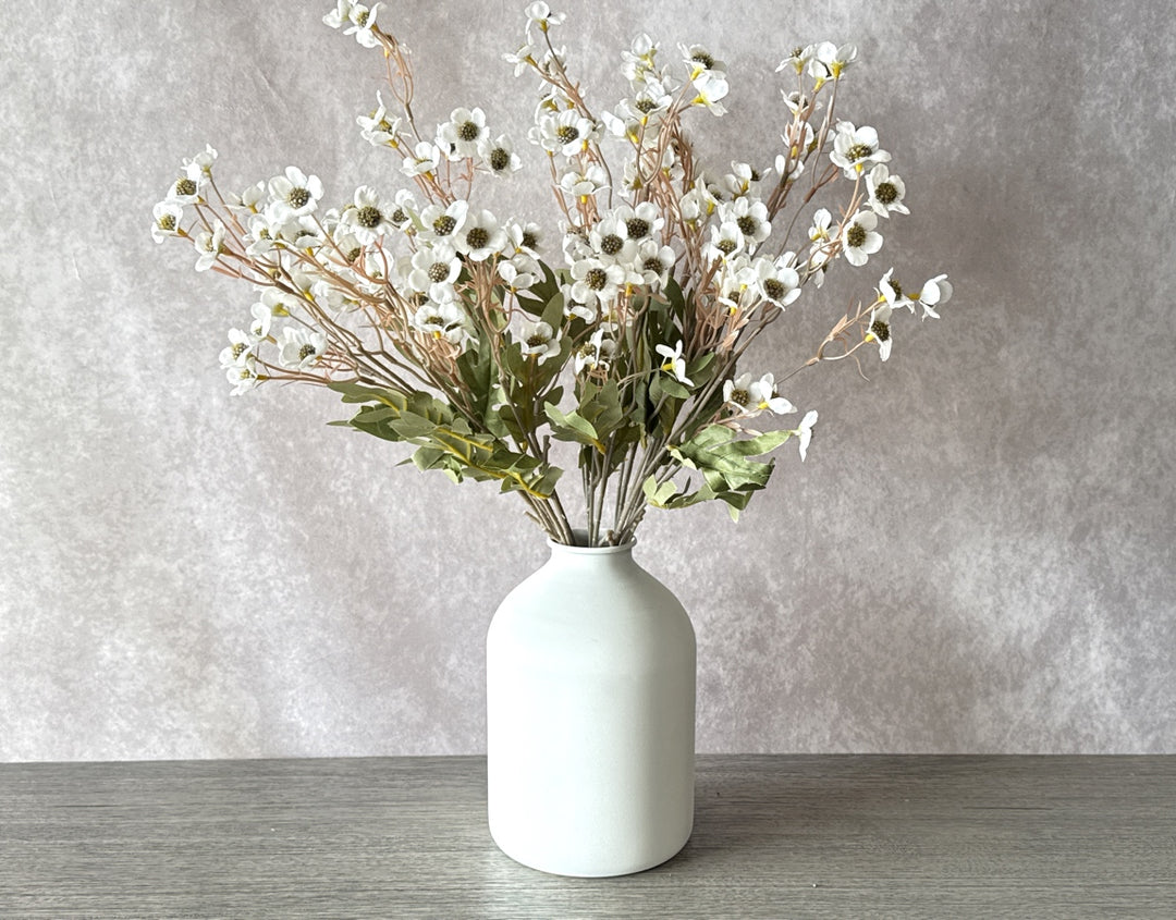 Faux Dogwood Flower - White - Luv Sola Flowers