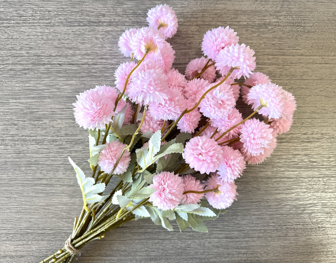 Faux Kiku Flower - Pink - Luv Sola Flowers