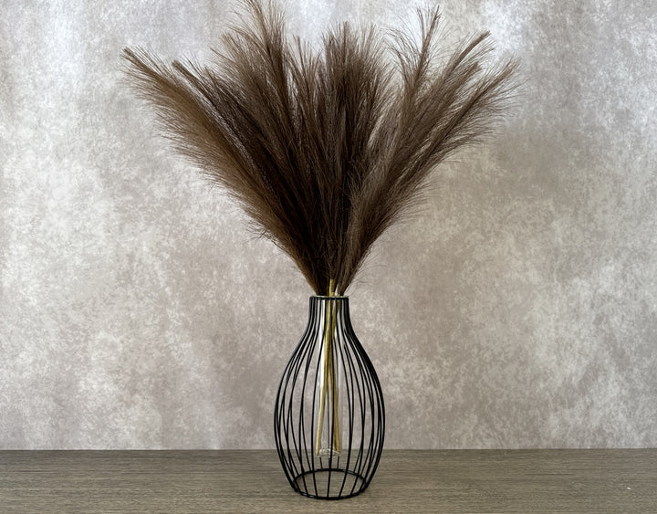 Faux Pampas Grass - Brown - Luv Sola Flowers