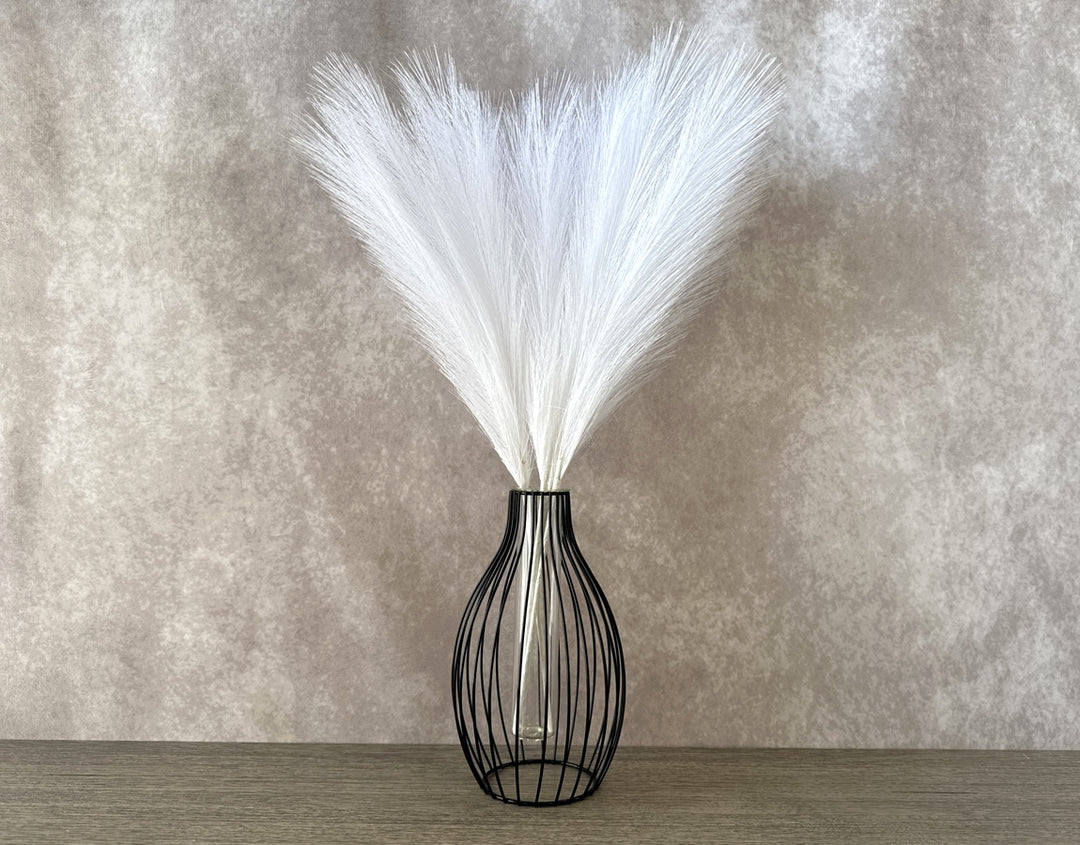 Faux Pampas Grass - White - Luv Sola Flowers