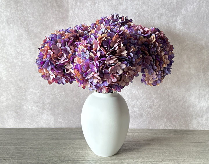 Faux Silk Hydrangea - Purple - Luv Sola Flowers