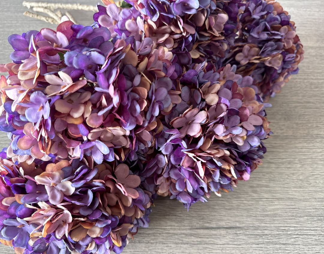 Faux Silk Hydrangea - Purple - Luv Sola Flowers