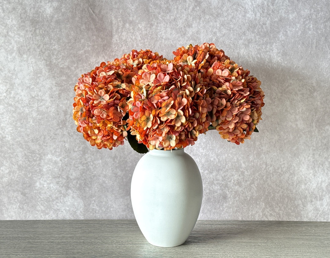 Faux Silk Hydrangea - Sunset - Luv Sola Flowers