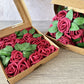 Foam Rose Box - Burgundy - Luv Sola Flowers