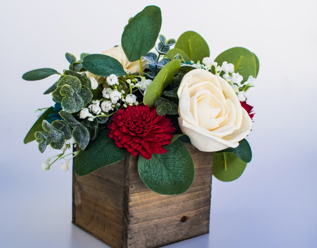 Sola Wood Flowers - Modern and Bright Wood Box - Luv Sola Flowers