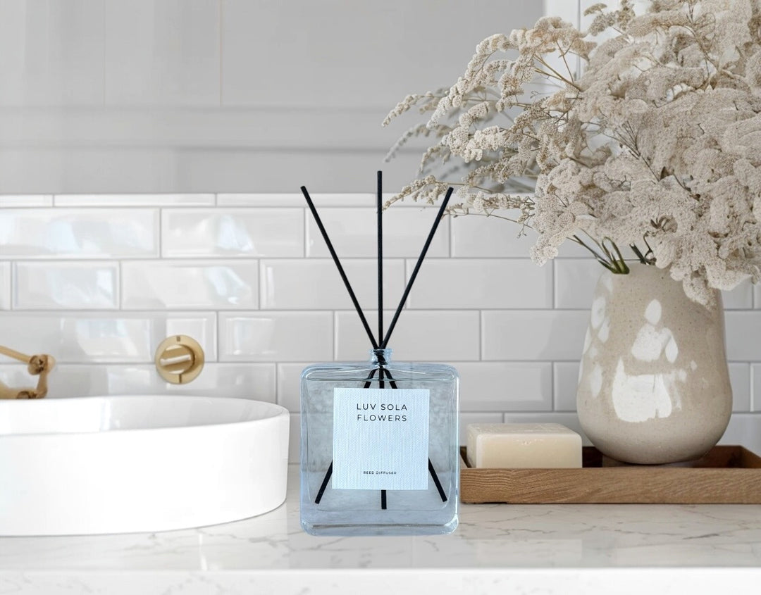 Reed Diffuser - Cashmere Whisper - Luv Sola Flowers