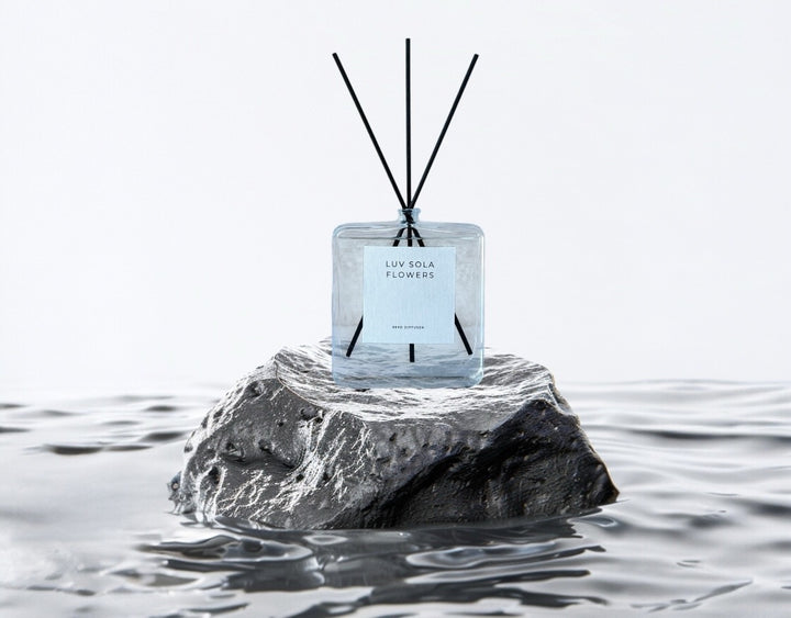 Reed Diffuser - White Tea Serenity - Luv Sola Flowers