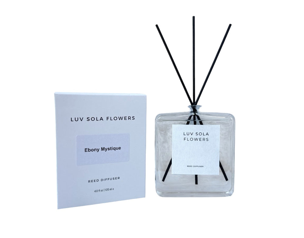 Reed Diffuser - Ebony Mystique - Luv Sola Flowers